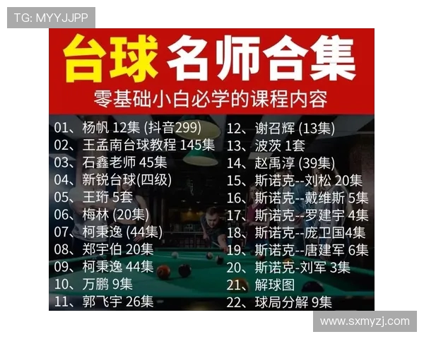 台球技巧与策略的完美结合：从入门到高手的全面提升之路